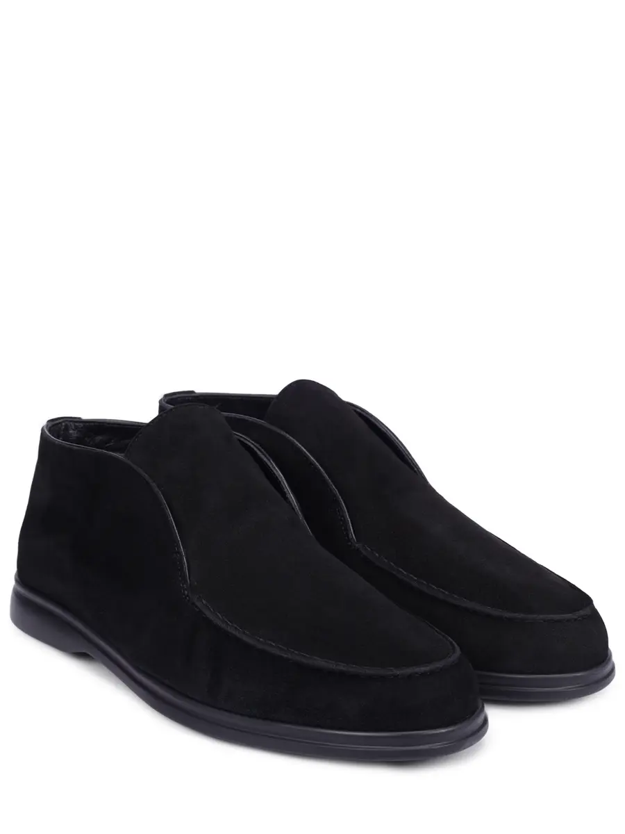 Ботинки замшевые на меху