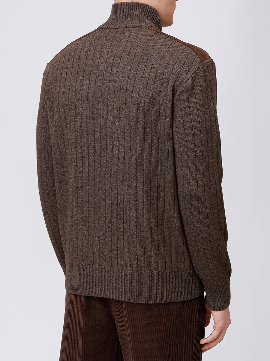 Кардиган из шерсти и вискозы