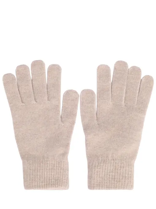 Перчатки из шерсти и кашемира YVES SALOMON