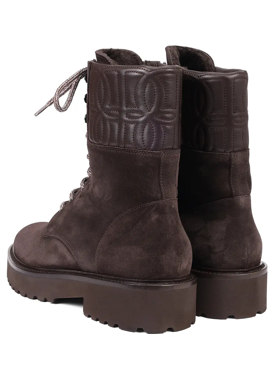 Ботинки замшевые на меху