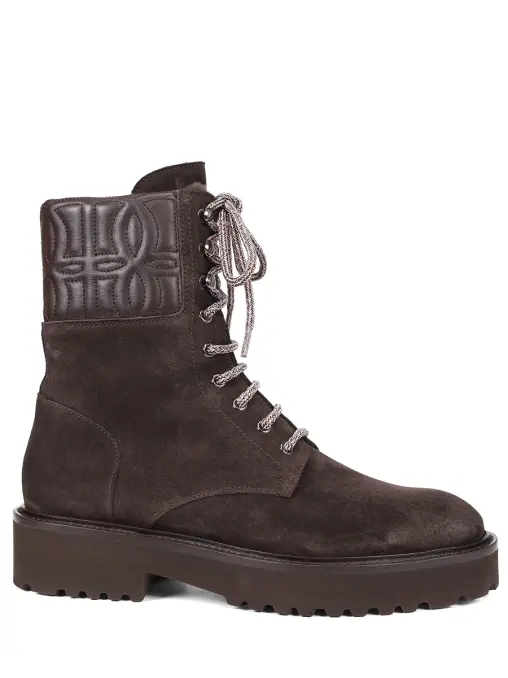 Ботинки замшевые на меху DOUCAL`S