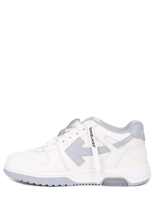 Кеды кожаные Out of Office OFF-WHITE