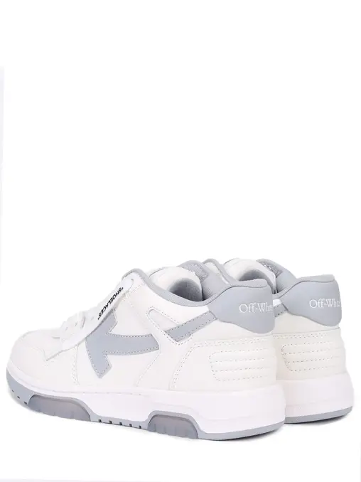 Кеды кожаные Out of Office OFF-WHITE