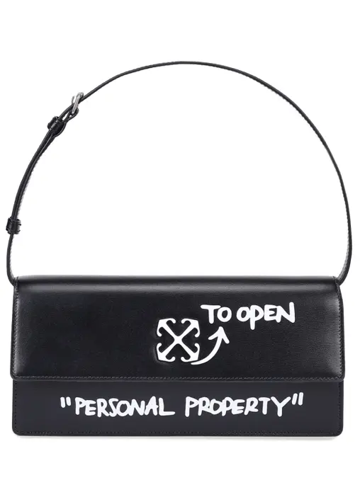 Сумка кожаная Jitney 1.0 OFF-WHITE