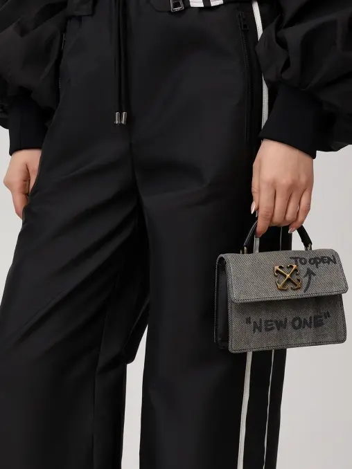 Сумка джинсовая Jitney Quote OFF-WHITE