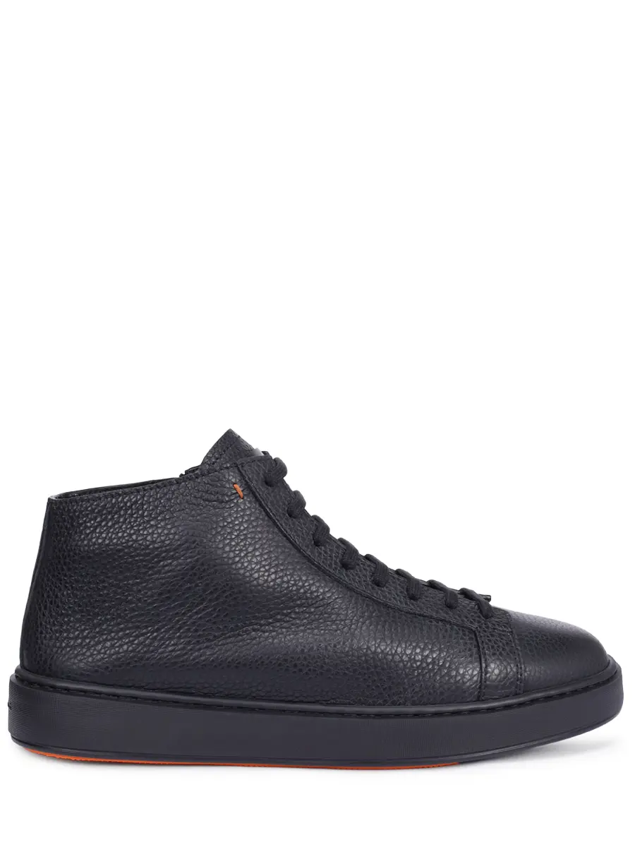 Кеды кожаные на меху