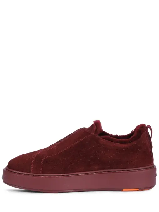 Кеды замшевые на меху SANTONI