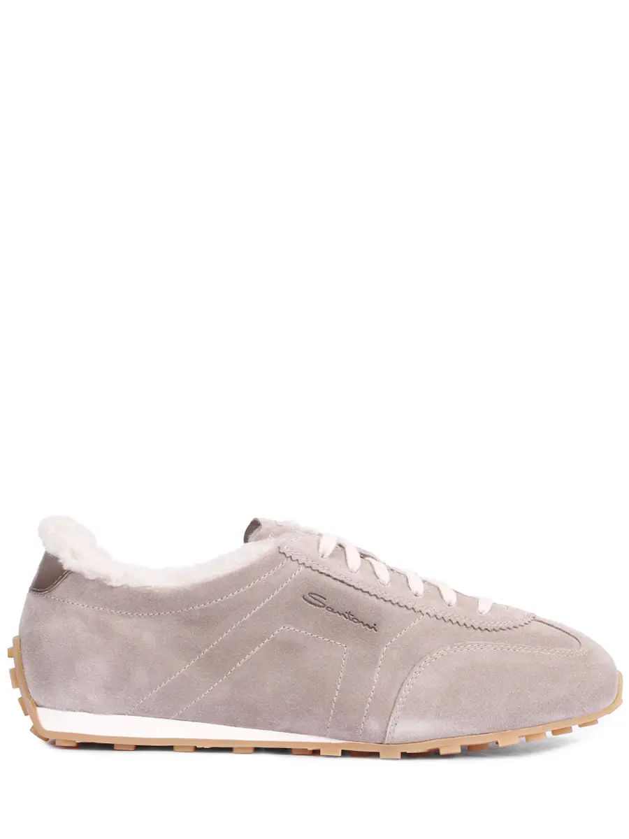 Кеды замшевые на меху