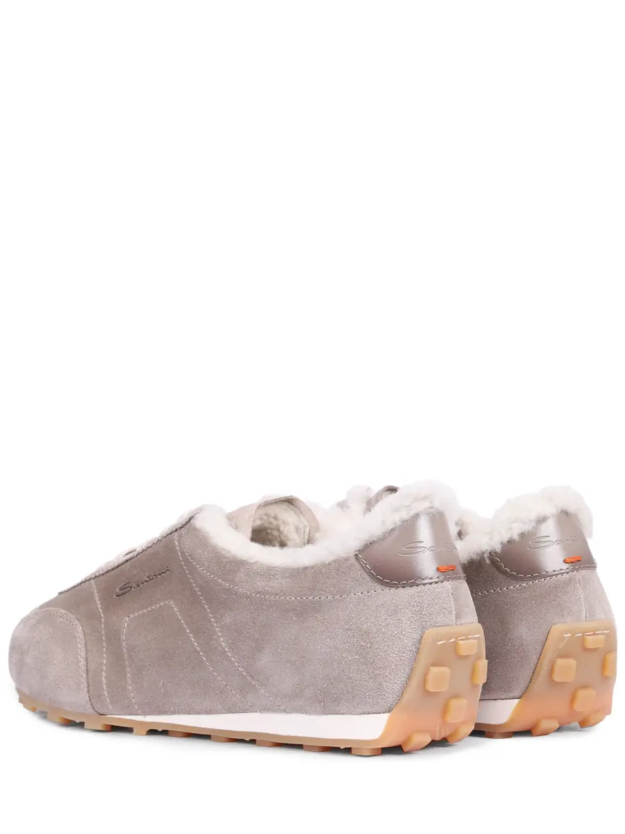 Кеды замшевые на меху