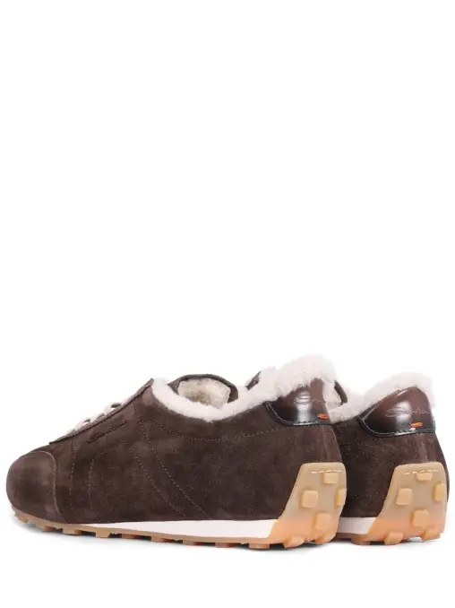 Кеды замшевые на меху SANTONI
