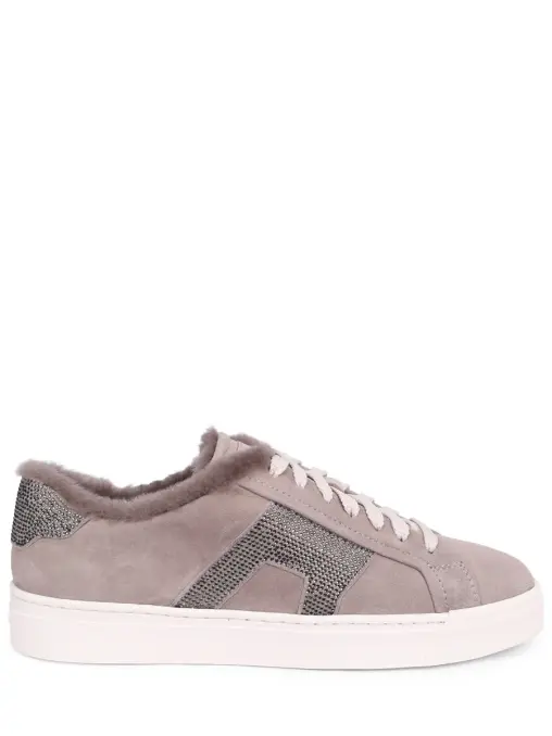 Кеды из нубука на меху SANTONI