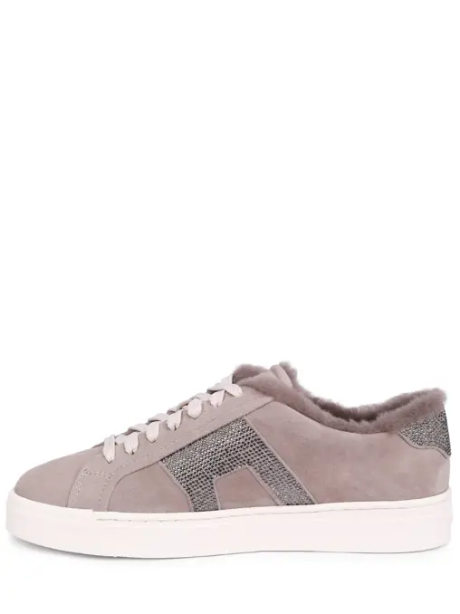 Кеды из нубука на меху SANTONI