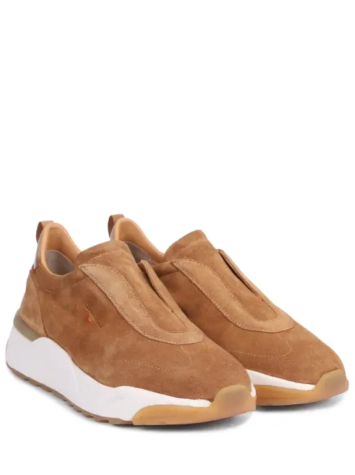 Кроссовки замшевые SANTONI