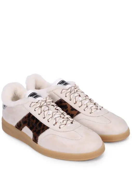 Кеды замшевые на меху SANTONI