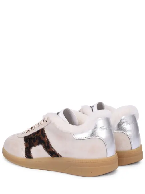 Кеды замшевые на меху SANTONI