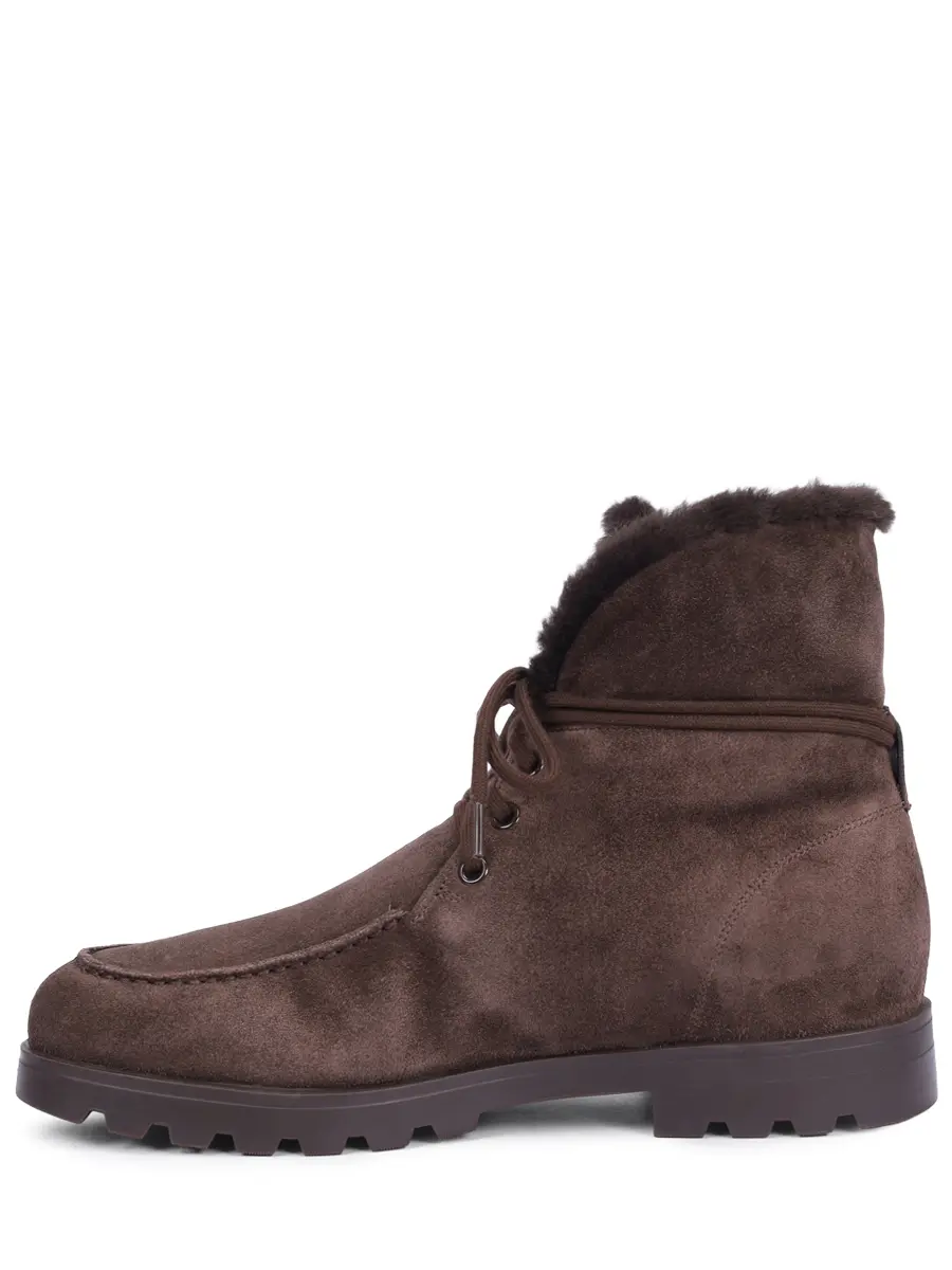 Ботинки замшевые на меху