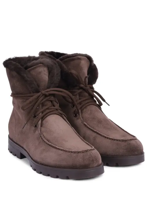 Ботинки замшевые на меху SANTONI