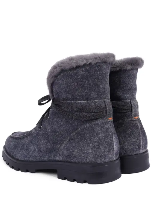 Ботинки замшевые на меху SANTONI