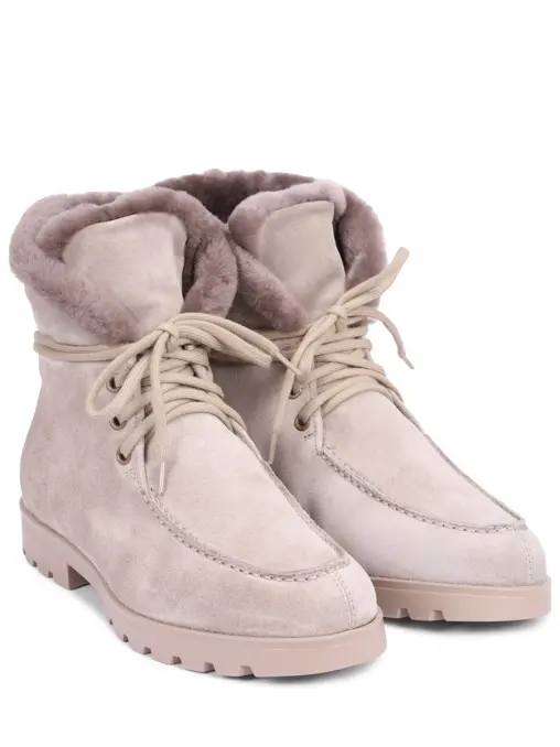 Ботинки замшевые на меху SANTONI