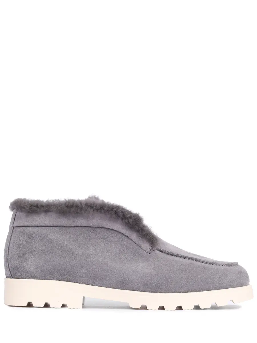 Ботинки замшевые на меху