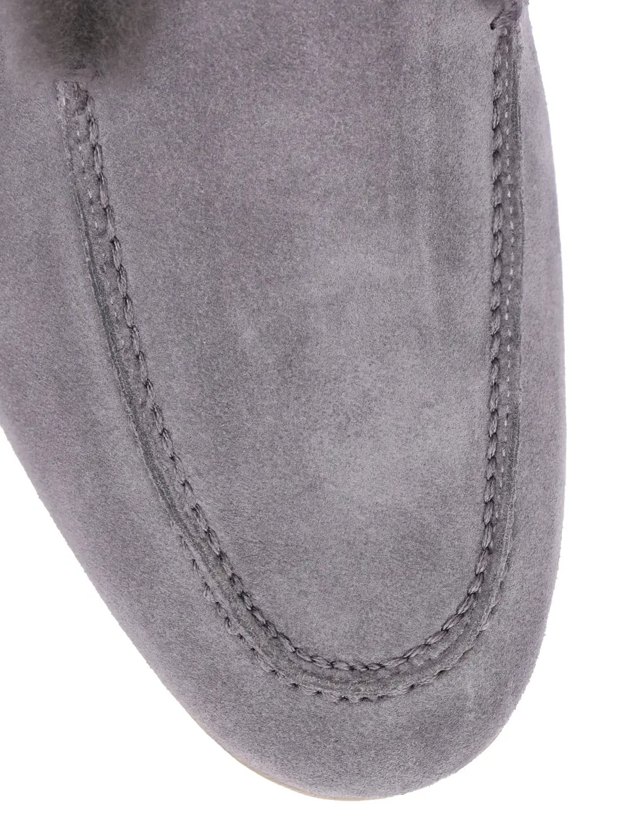 Ботинки замшевые на меху