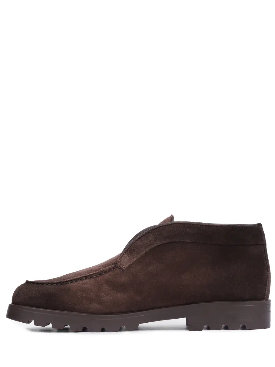 Ботинки замшевые на меху