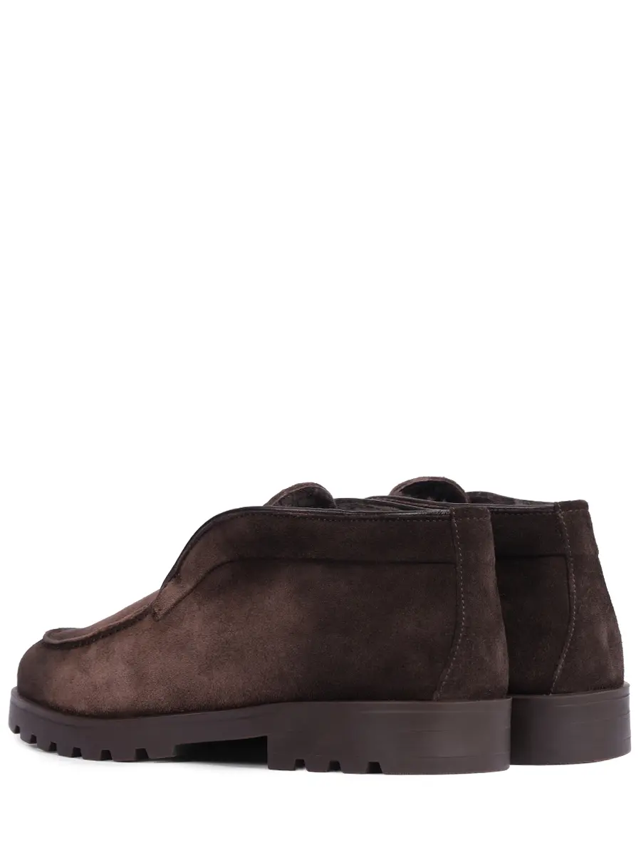 Ботинки замшевые на меху