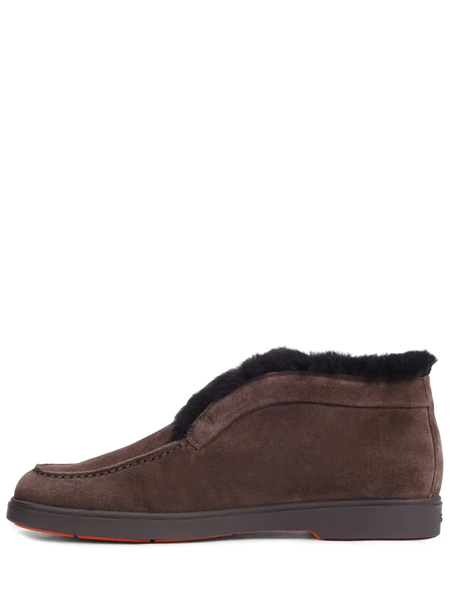 Ботинки замшевые на меху