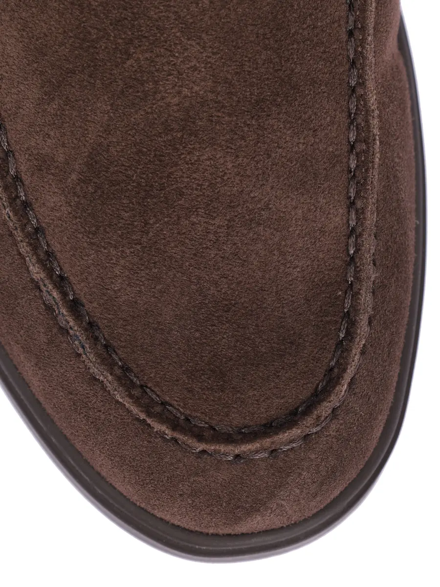 Ботинки замшевые на меху