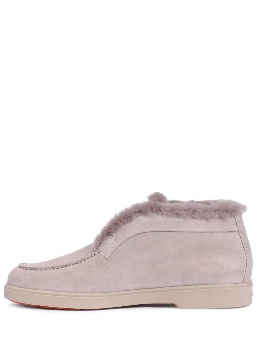 Ботинки замшевые на меху