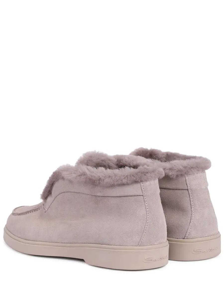 Ботинки замшевые на меху