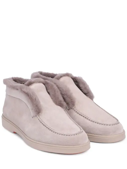 Ботинки замшевые на меху SANTONI