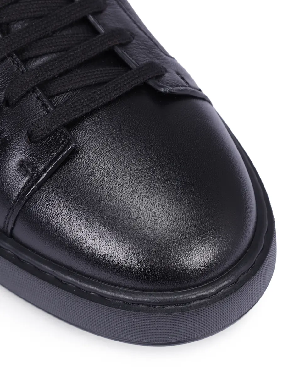 Кеды кожаные на меху