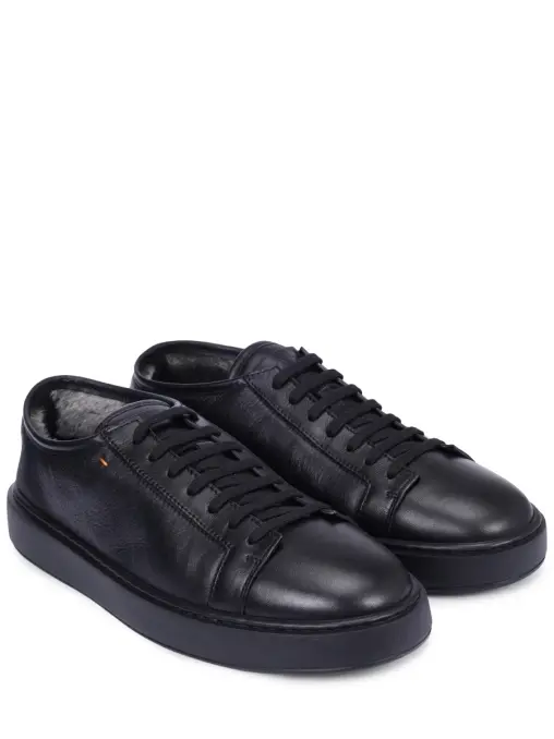 Кеды кожаные на меху SANTONI