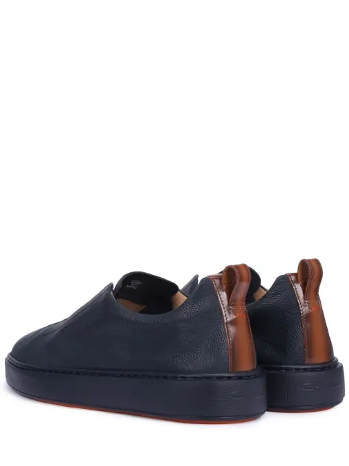 Кеды кожаные на байке SANTONI