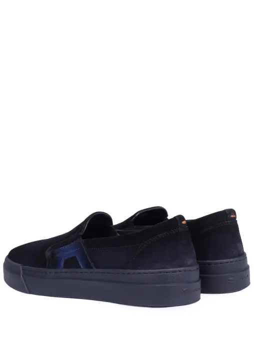 Слипоны замшевые SANTONI