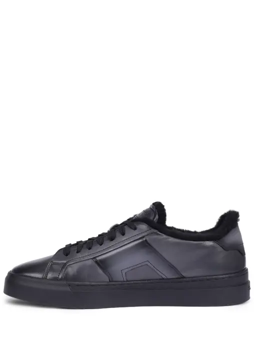 Кеды кожаные на меху SANTONI