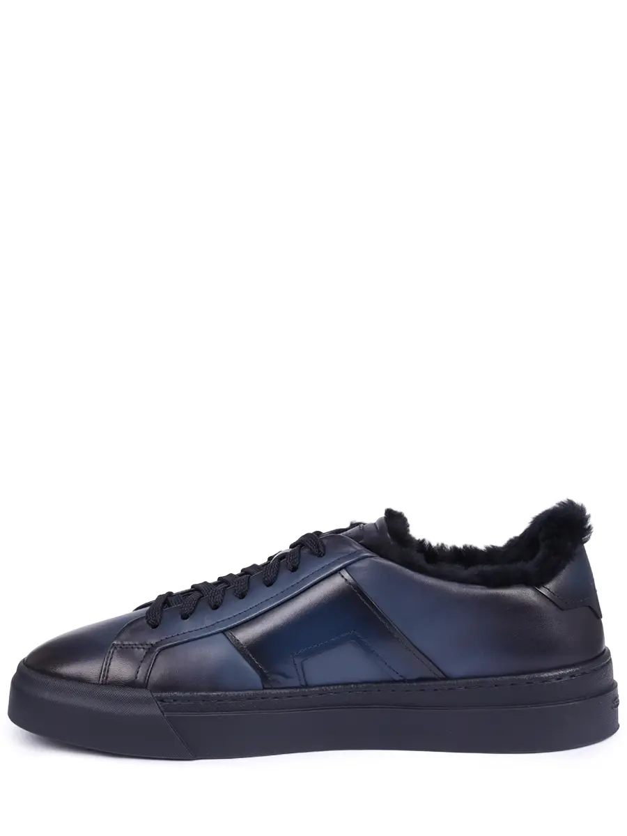 Кеды кожаные на меху