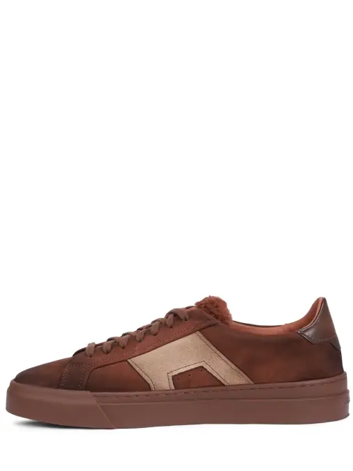 Кеды из нубука SANTONI