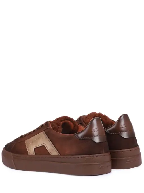 Кеды из нубука SANTONI