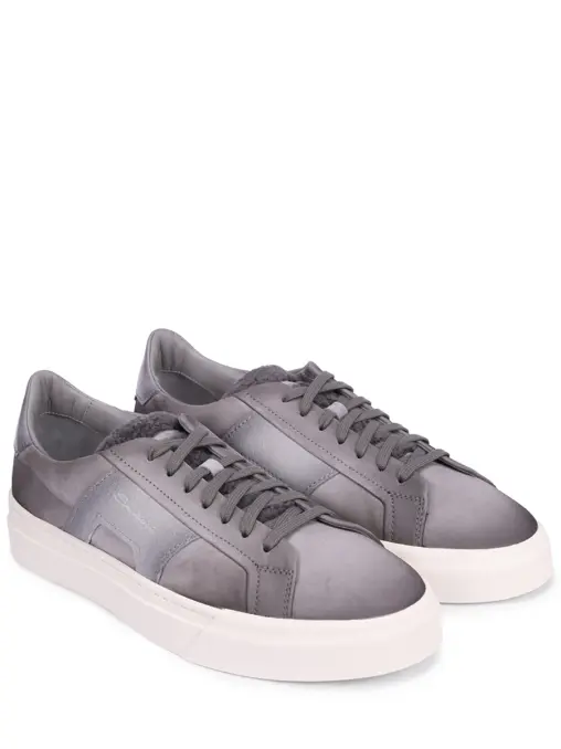 Кеды из нубука SANTONI