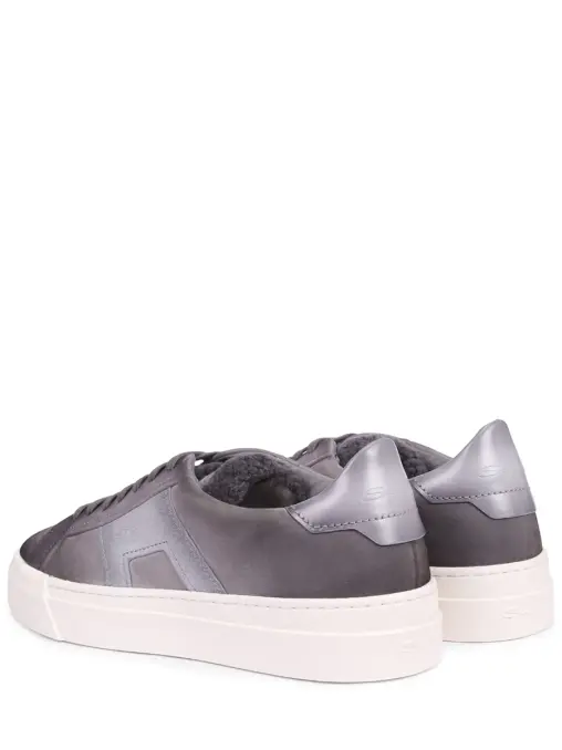 Кеды из нубука SANTONI