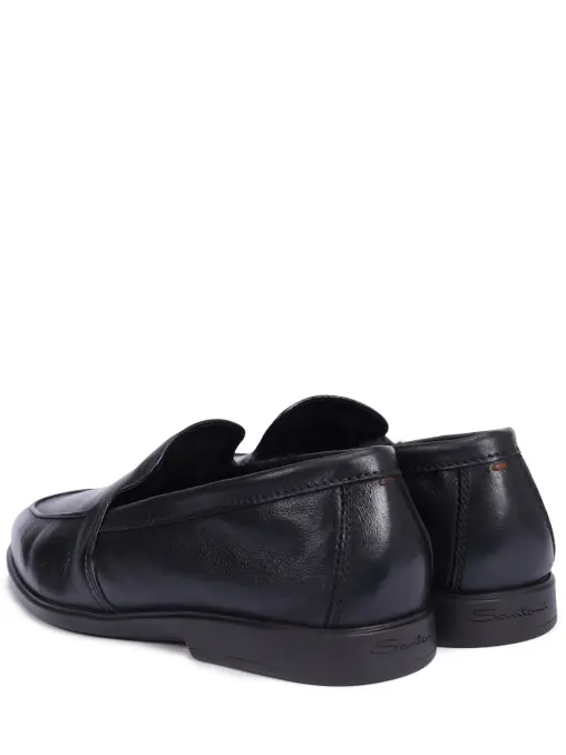 Лоферы кожаные на меху SANTONI