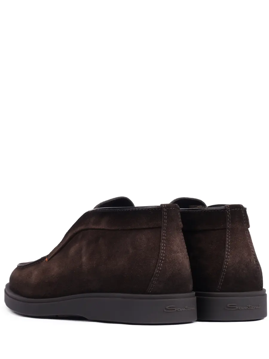 Ботинки замшевые на меху