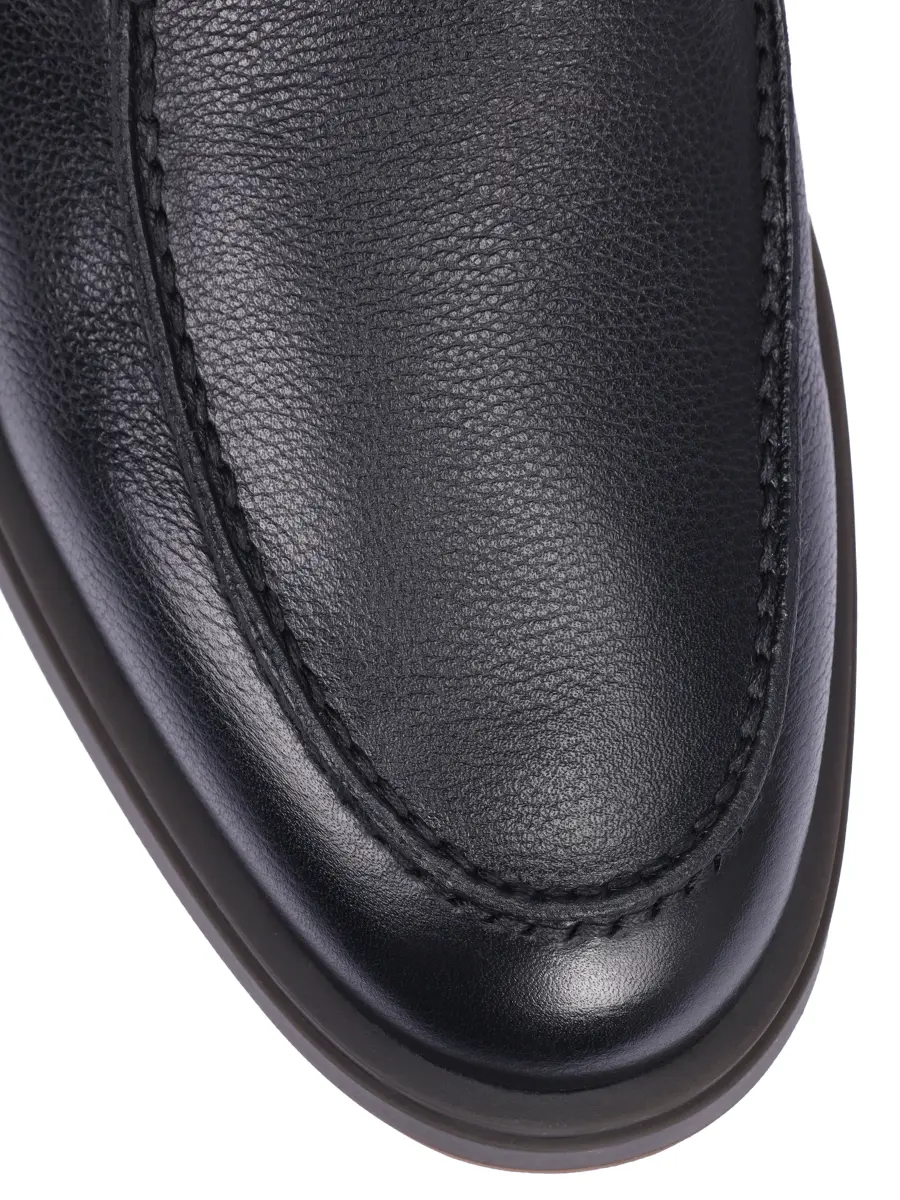 Ботинки кожаные на меху