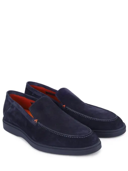 Лоферы замшевые SANTONI