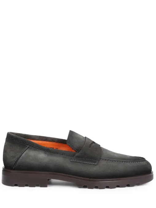 Лоферы замшевые SANTONI