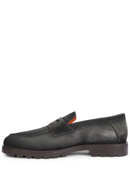 Лоферы замшевые SANTONI