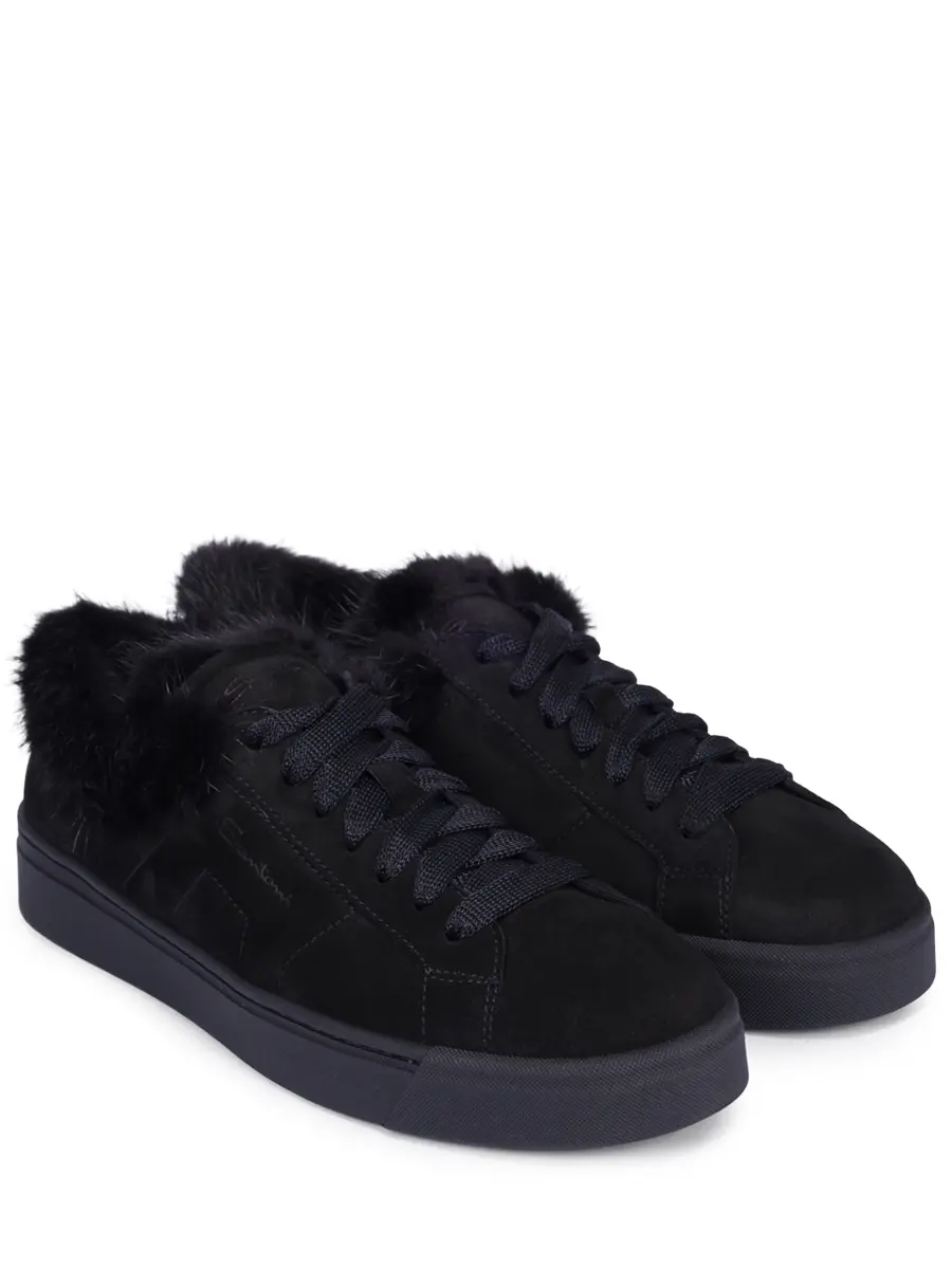 Кеды замшевые на меху