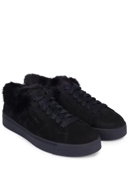 Кеды замшевые на меху SANTONI